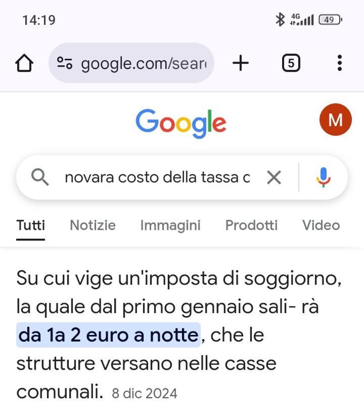 La Casa Di Lucia Appartamento Новара Экстерьер фото